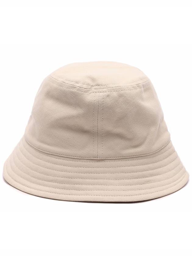 Haley Embroidered Logo Bucket Hat Ivory - ISABEL MARANT - BALAAN 7