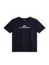 Alpha Short Sleeve T Shirt Navy - J.LINDEBERG - BALAAN 2