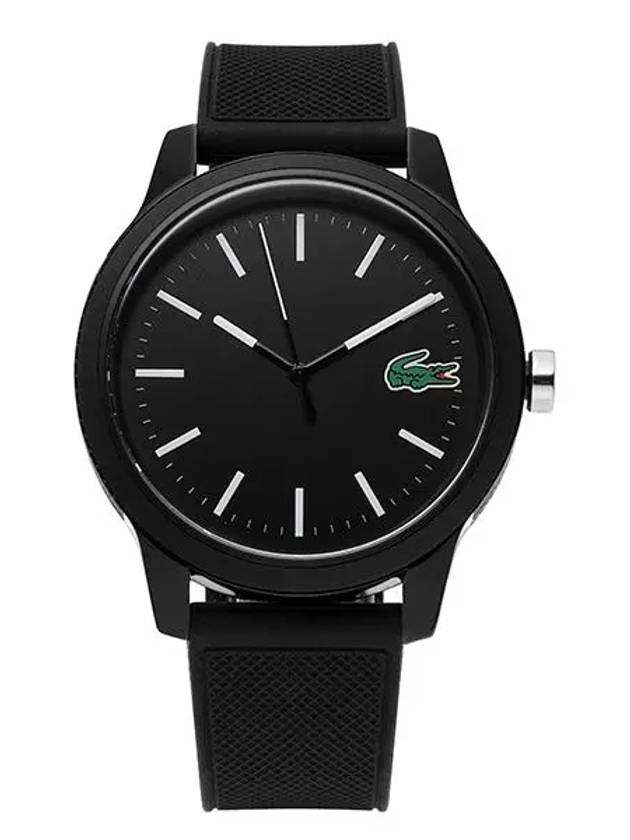 12 12 Silicone Strap Watch Black - LACOSTE - BALAAN 3