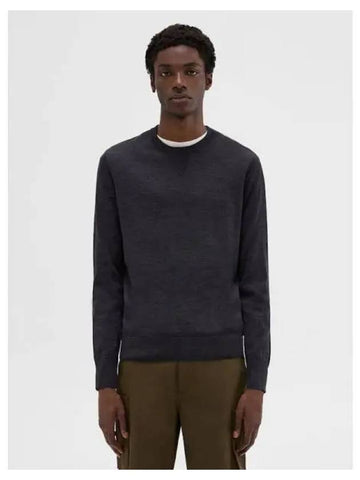 Men s nylon wool knit sweater kohl melange black domestic product GM0023092271049 - THEORY - BALAAN 1