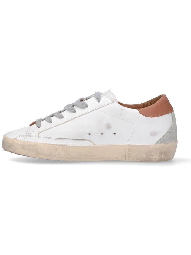 Brown Tab Superstar Classic Low Top Sneakers White - GOLDEN GOOSE - BALAAN 4