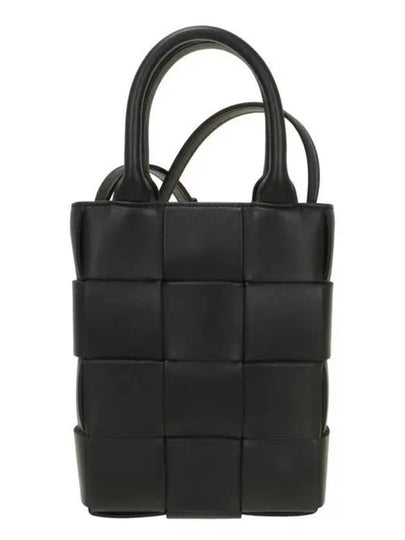 Cassette Mini Tote Black - BOTTEGA VENETA - BALAAN 2