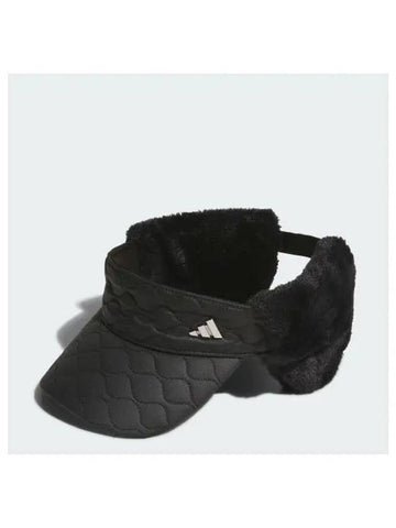 Earmuff Quilted Visor Black - ADIDAS - BALAAN 1