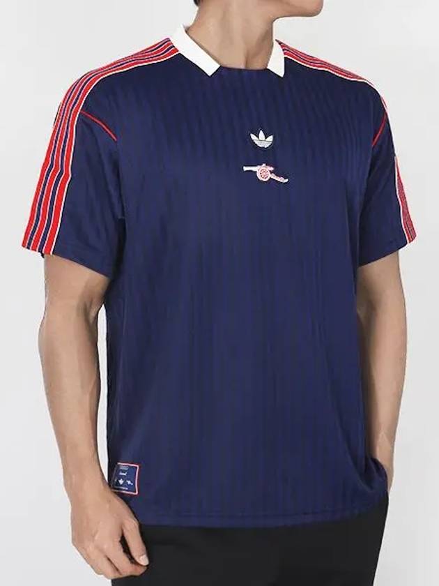 Arsenal Terrace Icon Short Sleeve T-Shirt Blue - ADIDAS - BALAAN 2