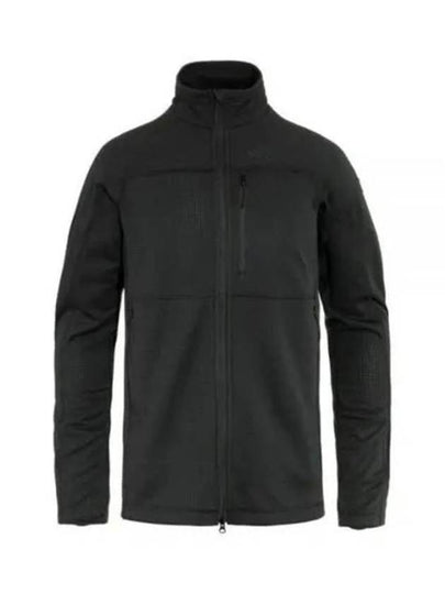 Men's Abisko Lite Fleece Jacket Black - FJALL RAVEN - BALAAN 2