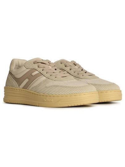 Hogan 'H630' Beige Leather Sneakers - HOGAN - BALAAN 2