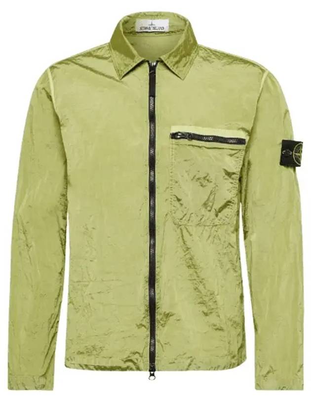 Nylon Metal Econyl Regenerated Zip-Up Jacket Yellow - STONE ISLAND - BALAAN 2