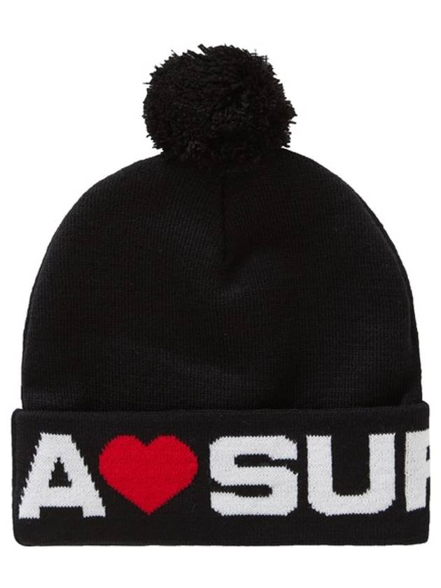 Love Beanie Black Love Beanie - SUPREME - BALAAN 1