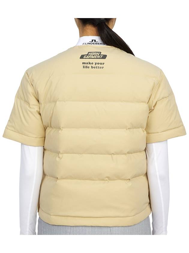 Gimme Detachable Down Jacket Beige - HORN GARMENT - BALAAN 8