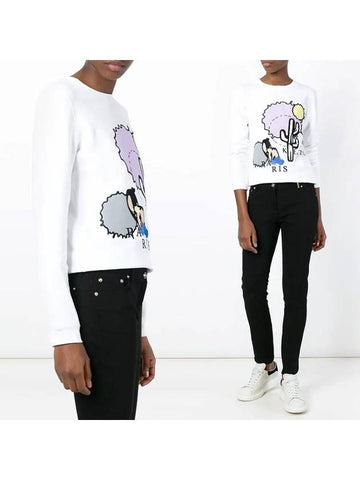 11th Anniversary Women's Cactus Emboss Sweatshirt 2SW799 950 01 - KENZO - BALAAN 1