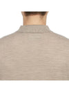 Men's Collar Long Sleeve TShirt MK005D STONE TAUPE MARL - ALLSAINTS - BALAAN 7