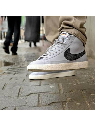 01371761014Blazer MidGray Snake Skin - NIKE - BALAAN 1