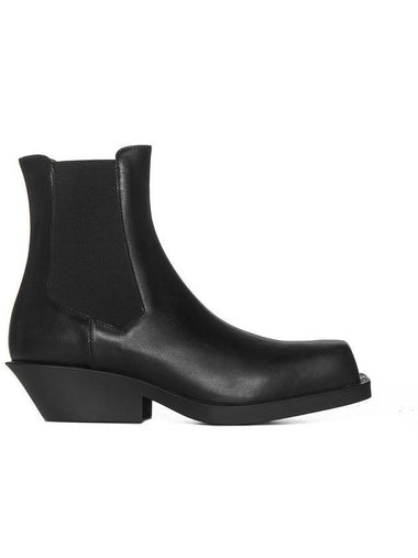 Square Toe Chelsea Boots Black - MARNI - BALAAN 1