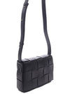 Intrecciato Cassette Cross Bag Black - BOTTEGA VENETA - BALAAN 4