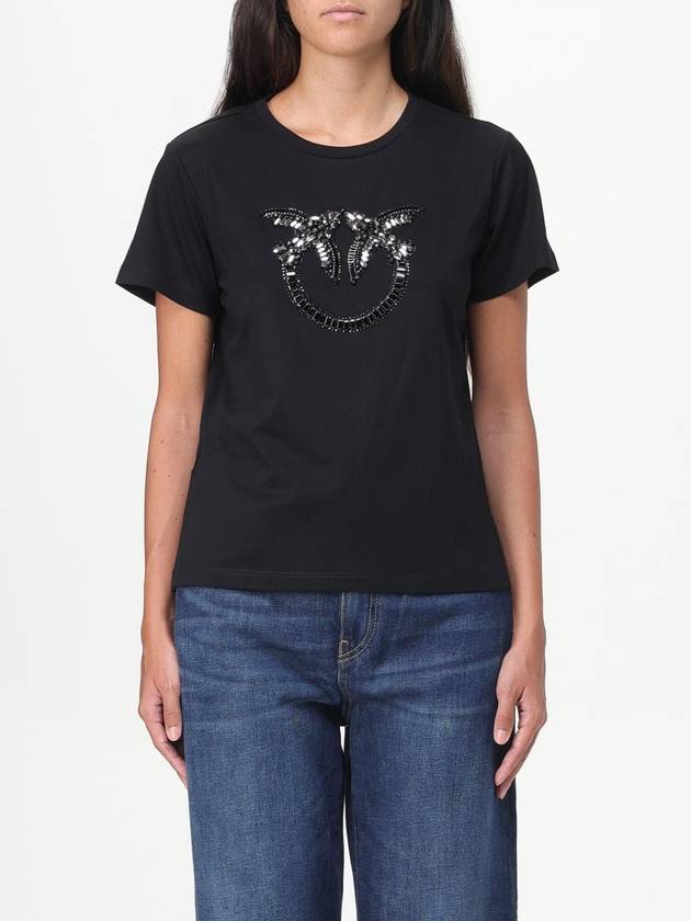 T-shirt Love Birds Pinko in cotone - PINKO - BALAAN 1