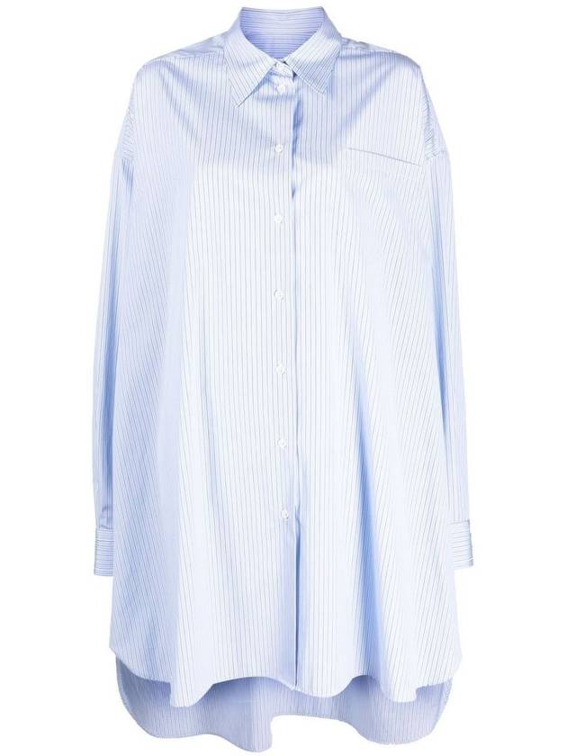 Cotton Poplin Pinstripe Shirt White - MAISON MARGIELA - BALAAN 2