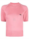 ORB Embroidery Logo Wool Knit Top Pink - VIVIENNE WESTWOOD - BALAAN 2