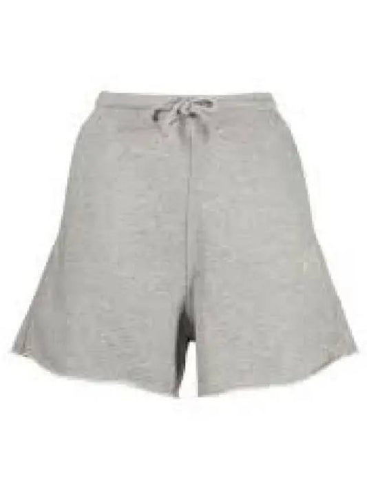 Isoli Logo Drawstring Shorts Grey - GANNI - BALAAN 2