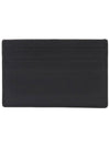 Black leather gold plated GG Marmont card wallet - GUCCI - BALAAN 3