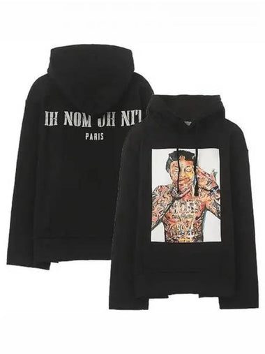 NCW19213 009 Lil Wayne Logo Printing Hoodie Black Men s TR 270970 - IH NOM UH NIT - BALAAN 1