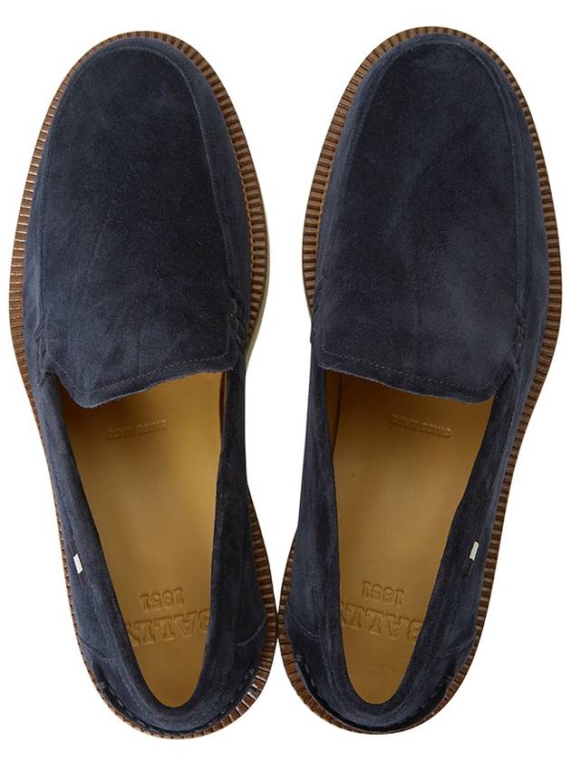 Norvald Novald leather loafers midnight blue - BALLY - BALAAN 3