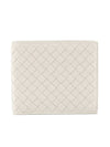 Intrecciato Leather Half Wallet Ivory - BOTTEGA VENETA - BALAAN 1