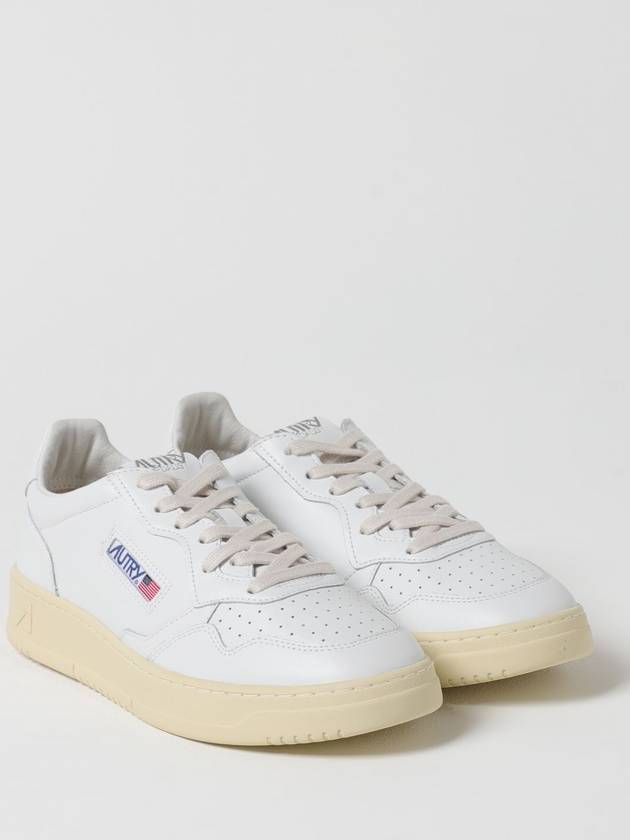 Medalist Leather Low Top Sneakers White - AUTRY - BALAAN 3