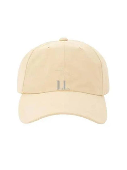 Embroidered Logo Cotton Ball Cap White - TOTEME - BALAAN 2