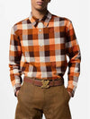 1AFXSJ Button Down Long Sleeved Flannel Shirt - LOUIS VUITTON - BALAAN 2