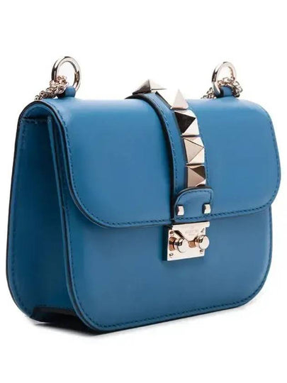 Rockstud Crossbody Bag SmallJW2B0312VIT D51 Blue - VALENTINO - BALAAN 2