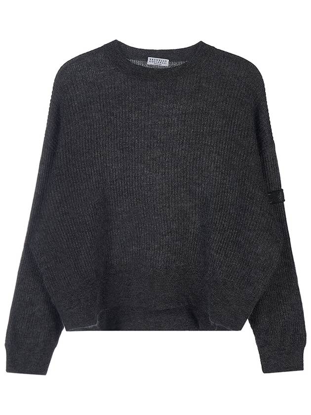 Crew Neck Knit Top Grey - BRUNELLO CUCINELLI - BALAAN 10