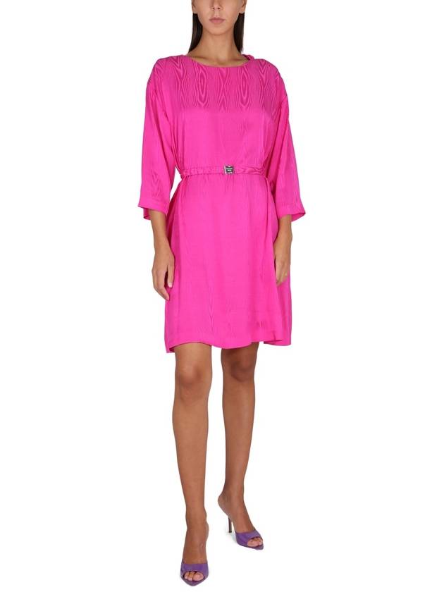 Boutique Midi Dress 04201130 0219 FUCHSIA - MOSCHINO - BALAAN 3