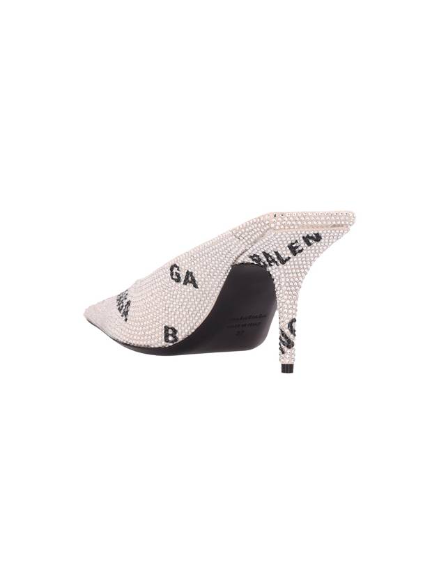 23 fw Suede Mule WITH ALL OVER RHINESTONES 703511WBC528310 B0650442502 - BALENCIAGA - BALAAN 4