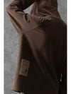 Felpa Chiusa Cappuccio Garment-Dye Hooded Anorak Brown - TEN C - BALAAN 10