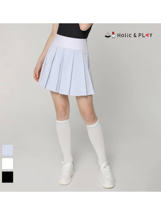 elastic band deformation pleats comfortable fit culotHD2WCU004 - HOLIC&PLAY - BALAAN 1