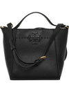 McGraw Small Tote Bag Black - TORY BURCH - BALAAN 1