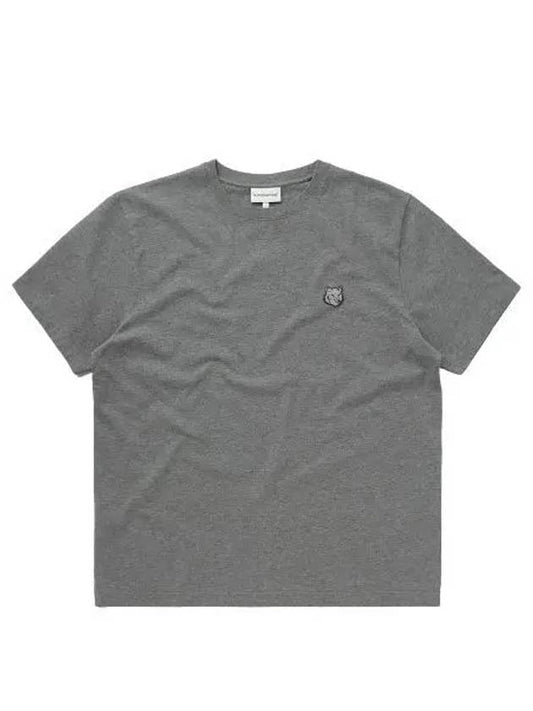 Bold Fox Head Patch Comfort Short Sleeve T-Shirt Grey - MAISON KITSUNE - BALAAN 2