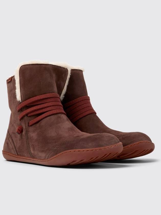 Peu Nubuck Winter Boots Brown - CAMPER - BALAAN 3