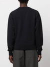 Double Head Fox Patch Sweatshirt Black - MAISON KITSUNE - BALAAN 4