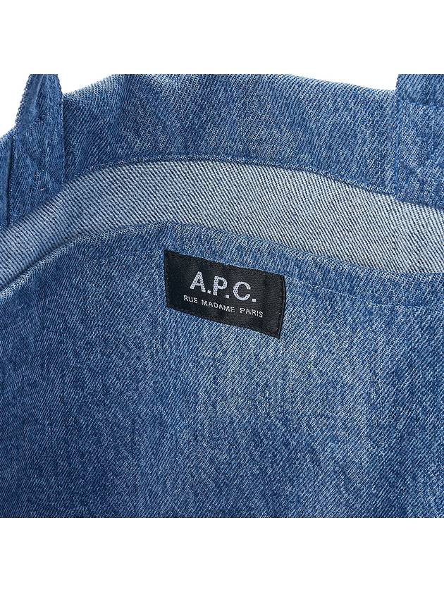 Lou Spray Tote Bag Blue - A.P.C. - BALAAN 10