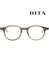 Glasses frame ASH ASH DRX 2073 B AMB GLD 47 horn rim titanium - DITA - BALAAN 3