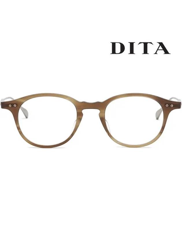 Glasses frame ASH ASH DRX 2073 B AMB GLD 47 horn rim titanium - DITA - BALAAN 3