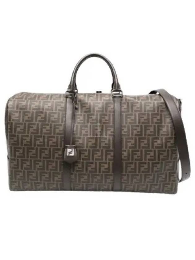 FF Fabric Large Duffel Bag Brown - FENDI - BALAAN 2