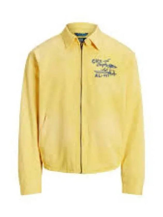 Earned Money Imbroider Chino Jacket Yellow - POLO RALPH LAUREN - BALAAN 1