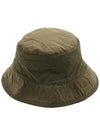 Hidden Pocket Nylon Bucket Hat Dark Green - TEN C - BALAAN 4