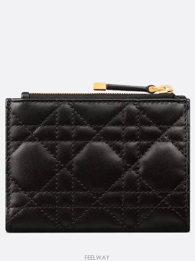 Dior Jolie Dahlia Wallet Black Cannage Lambskin - DIOR - BALAAN 5