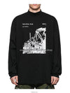 high neck long sleeve long sleeve t-shirt black - OFF WHITE - BALAAN 3