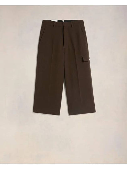 Flap Pocket Bermuda Shorts Brown - AMI - BALAAN 2