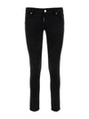 Jennifer Cropped Skinny Jeans Black - DSQUARED2 - BALAAN 1