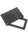 Gancini Pattern Card Wallet Black - SALVATORE FERRAGAMO - BALAAN 6